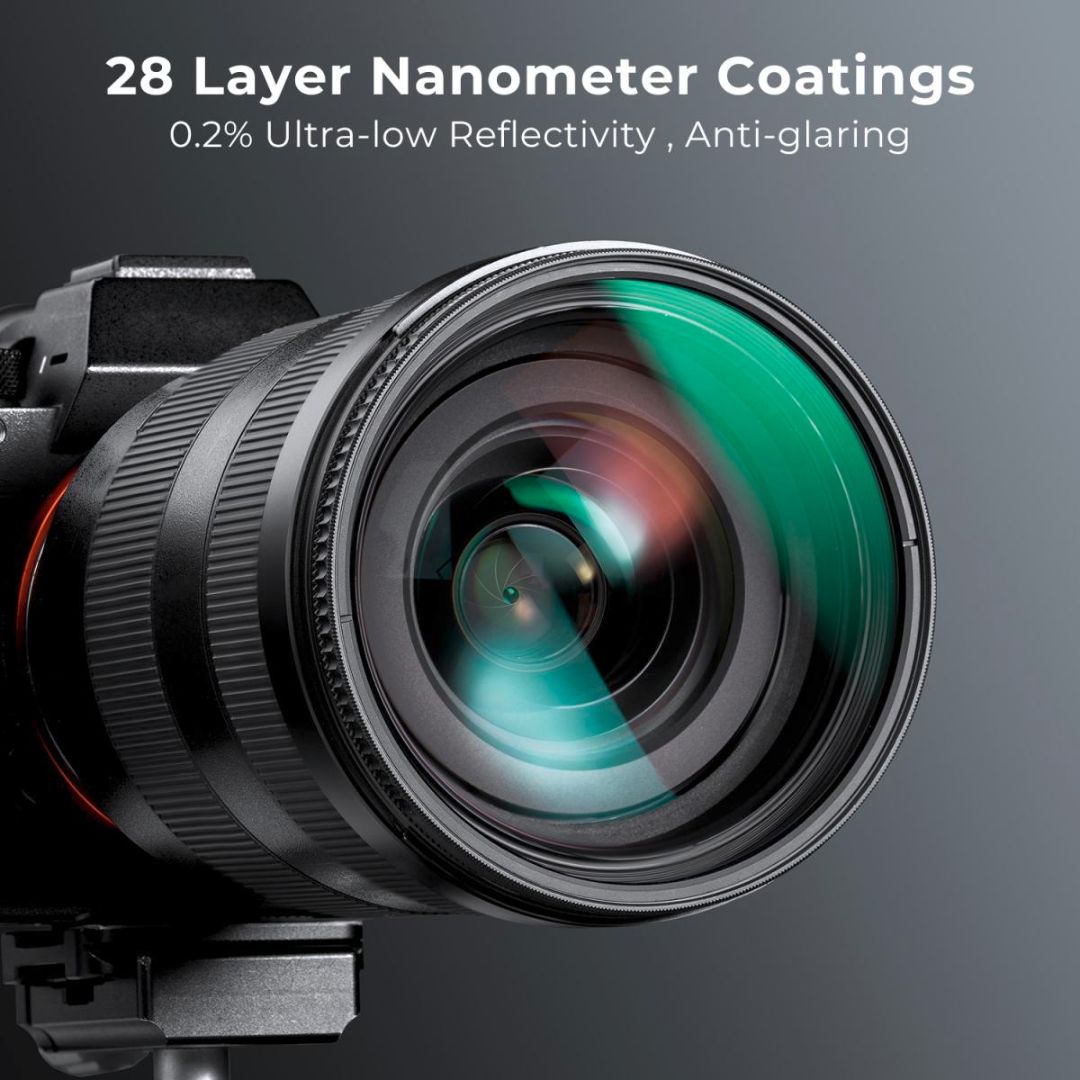 K&F Concept 52mm CPL Filter True Color Circular Polarizer 28 Multi-Layer Coatings Nano-X KF01.2365 - 4